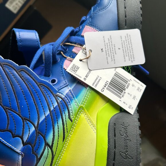 NWT, NIB Jeremy Scott X Adidas Forum Motorsport Wings 4.0 Sneakers GY4421 - Picture 5 of 9